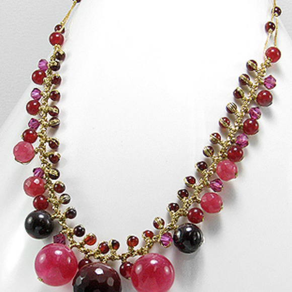 Precious Gemstone Necklace, Jewelry - Picture 1 of 2